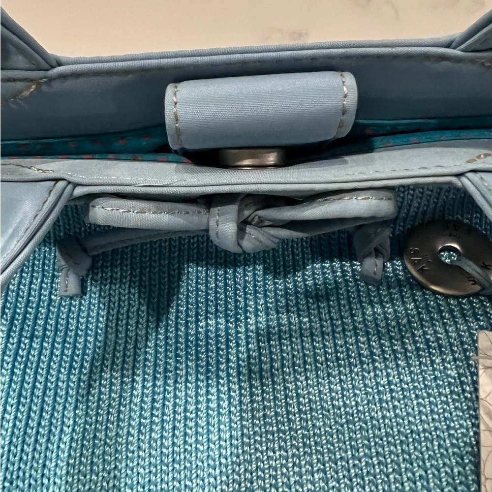The Sak Light Blue Crochet Tote Bag - Picture 7 of 10